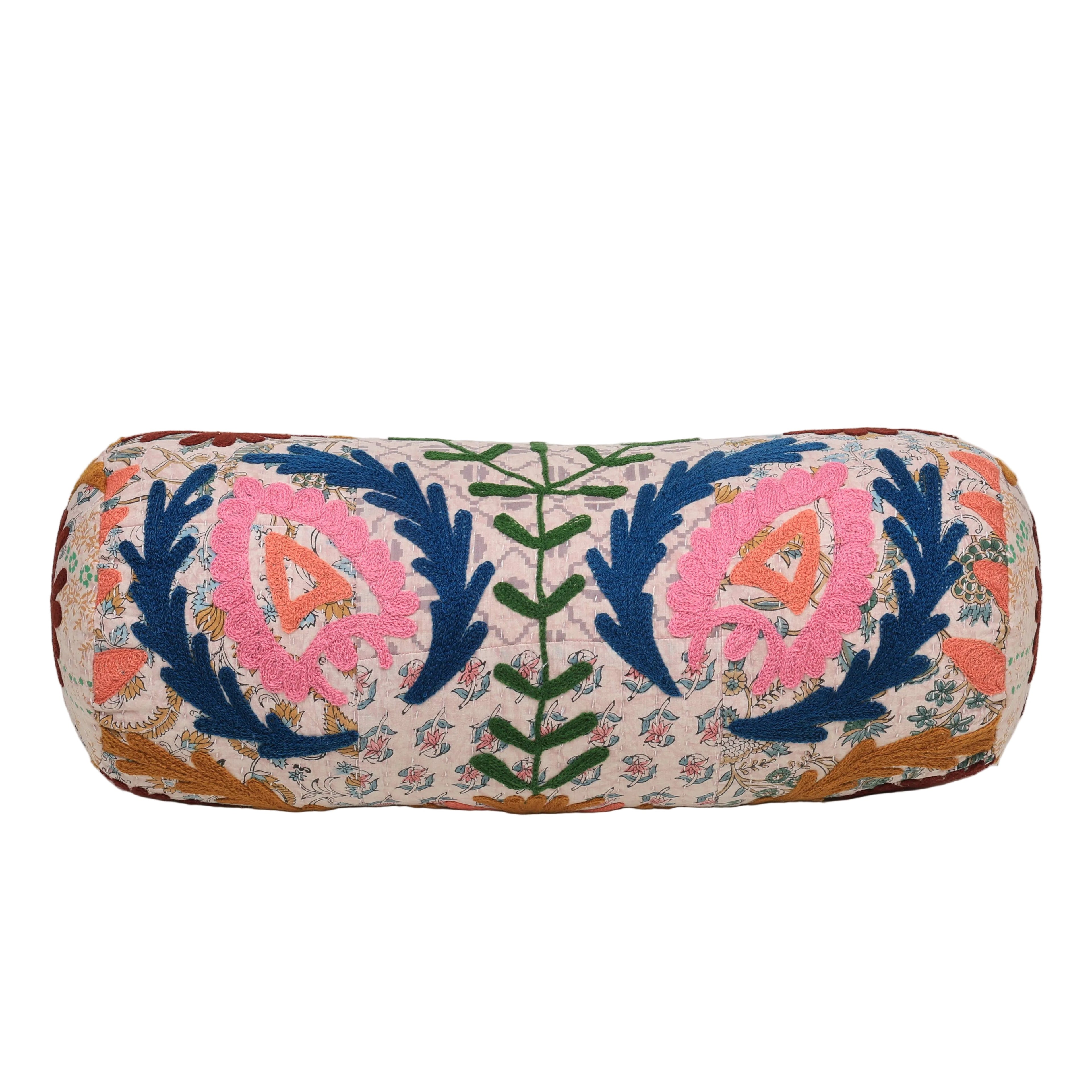 Kantha Charm Bolster