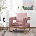 Fauteuil d'appoint contemporain rembourré