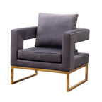 Fauteuil d'appoint contemporain rembourré