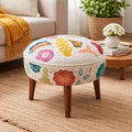 Suzani Patterned  Accent Stool