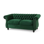 Causeuse de style Chesterfield