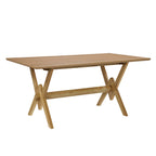 Table à manger rectangulaire Double V