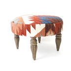 Repose-pieds Kilim à motif tribal