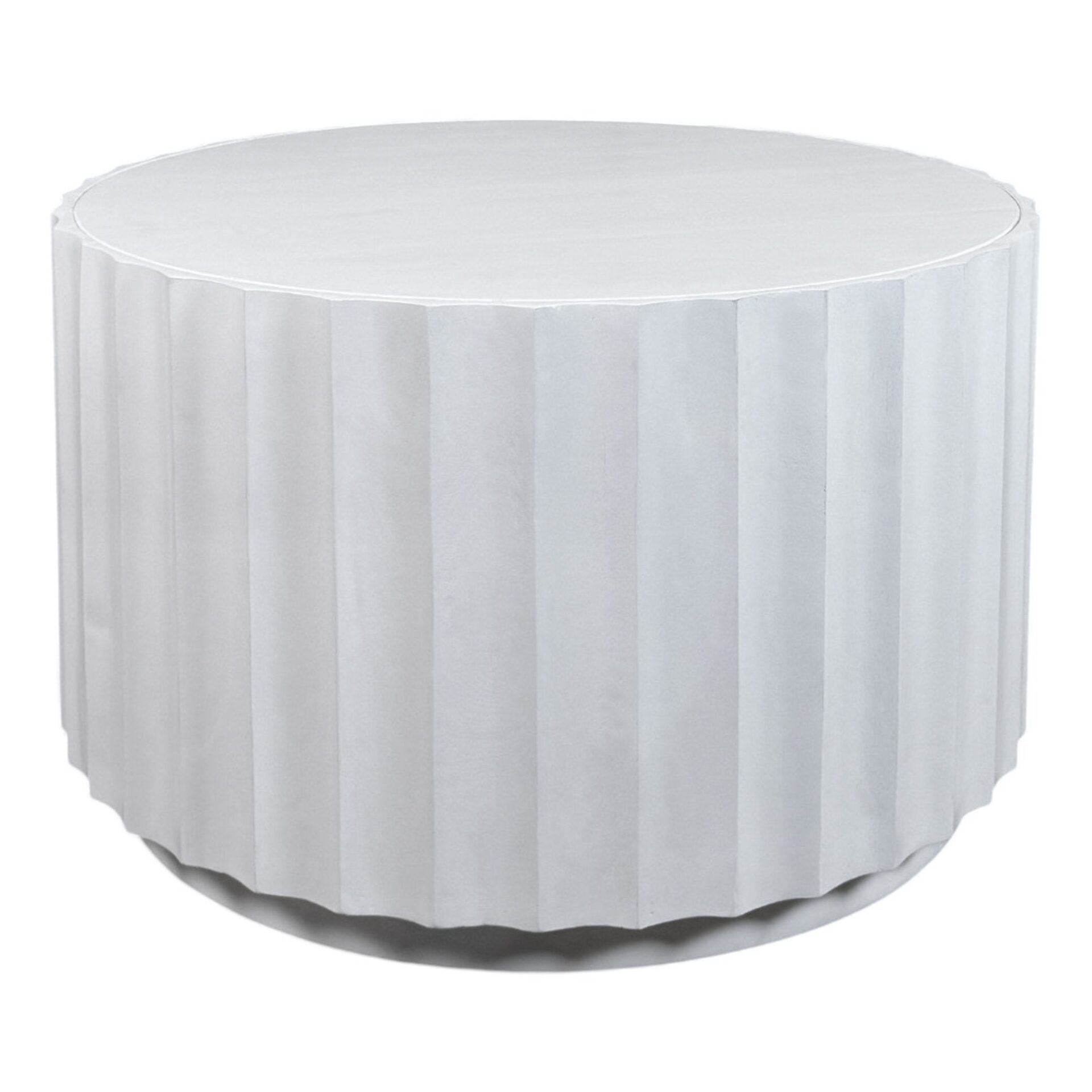 Vertical Groove Coffee Table