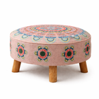 Pouf Ottoman Mandala Slub