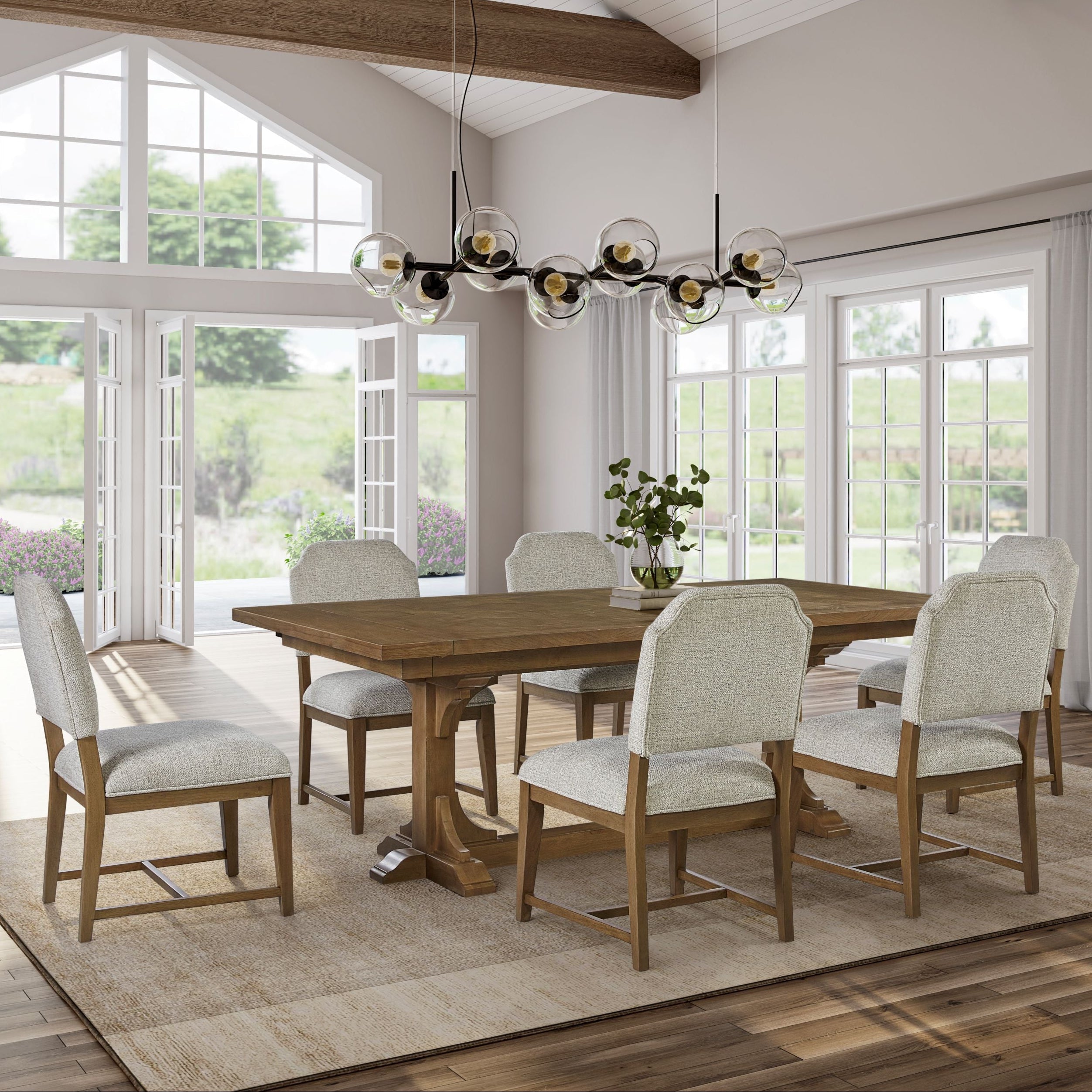 Finn Extendable Trestle Dining Table