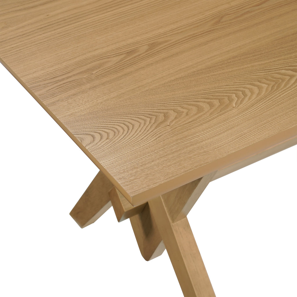 Double V Rectangular Dining Table