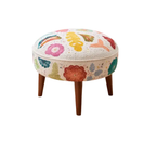 Tabouret d'appoint motif Suzani
