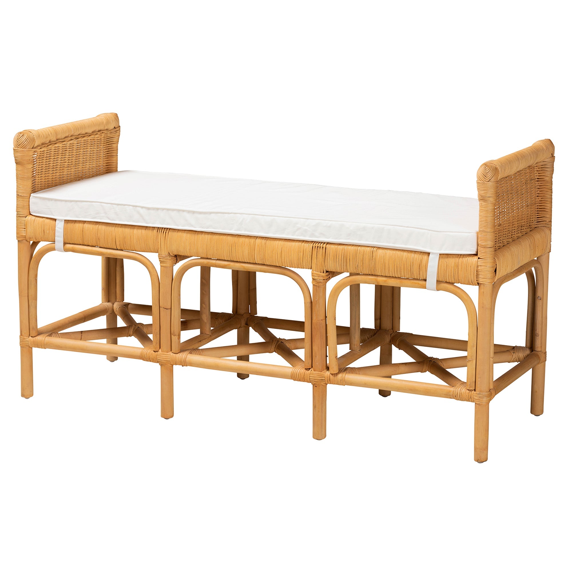 Aoife Rattan Bench