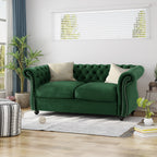 Causeuse de style Chesterfield